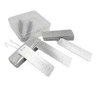 Guaber Il doppio lato di alluminio delle etichette della pianta del metallo 100Pcs scrive sull'albero del metallo per le etichette della marcatura