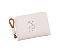 Guaber Lovely Cats Portafoglio Grande Capacità Borsa Corta Porta Carte di Cuoio DELL'UNITÀ di elaborazione Monete Piccolo con Porta Carte per il quotidiano Grande Capacità Cambiamento Pelle PU, bianco
