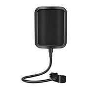 Guaber Microfono compatto per filtro pop per studio per video streaming facile da configurare microfono per filtro