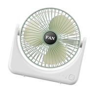 Guaber Multifuntional Potente Ventilatore Circolazione Aria Batteria Ricaricabile Struttura ABS Per Camera Da Letto Ufficio E Scuola Uso Elettrico Ricaricabile