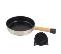 Guaber Padella da Campeggio Antiaderente Pentole da Campeggio Leggere E Durevoli per Cucinare Uova Bistecca Frittata Padella Piastra Stoviglie Rivestimento Antiaderente Padelle