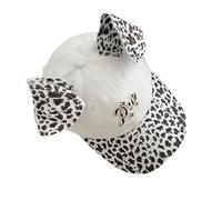 Guaber Popolare 2000 Animal Print Fun Dog Ear Baseball Caps Fashion Cotton Sun Hat per uso quotidiano e Street Photography Music Festival Caps, bianco, Taglia unica