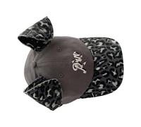 Guaber Popolare 2000 Animal Print Fun Dog Ear Baseball Caps Fashion Cotton Sun Hat per uso quotidiano e Street Photography Music Festival Caps, grigio, Taglia unica
