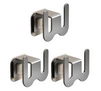 Guaber Porta pantofole da parete senza punzonatura per bagno e WC Scarico a parete Slipper Scaffale con gancio Pratico portascarpe multifunzionale organizer per pantofole