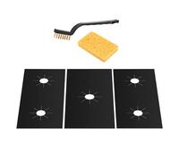 Guaber Rivestimento A A 5 Fori per La Protezione Olio E delle Macchie Antiaderente Ranges Protector Pad Pad Resistenza Calore Resistente Piano Cottura Protettore
