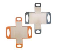 Guaber Set di 2 fionde per pane riutilizzabili in silicone per alimenti con superfici ruvide per crosta croccante e facile rilascio del pane antiaderente con manico