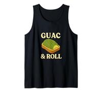 Guac & Roll Toast all'avocado Divertente per Gli Amanti della Musica e dei buongustai Canotta