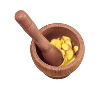 Guacamole - Set di spremitura manuale per erbe aromatiche, strumento manuale per la preparazione delle spezie, malta da cucina per salsa di pesto | frullatore di spezie in pietra per cucinare