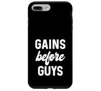 Guadagni prima dei ragazzi - divertente dicendo allenamento di sollevamento pesi Custodia per iPhone 7 Plus/8 Plus