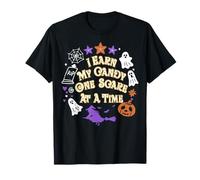 Guadagno Le Mie Caramelle Halloween Spooky Haunted Stagione Celebrazione Maglietta