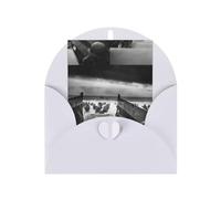 Guadare attraverso l'acqua stampa vuota carta perlata biglietto di auguri, disegni verticali, buste per ringraziamento, inviti