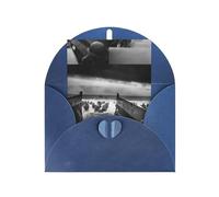 Guadare attraverso l'acqua stampa vuota carta perlata biglietto di auguri, disegni verticali, buste per ringraziamento, inviti