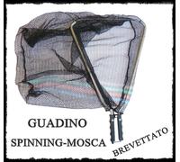 guadino a pinza pesca spinning mosca trota torrente lago montagna chiudibile