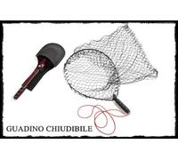 guadino chiudibile con custodia mod medio pesca spinning mosca trota racchetta