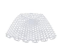 Guadino da pesca a mosca Borsa di ricambio pieghevole in gomma trasparente Resistente e durevole Design adatto ai pesci per pescatori Kayak Canottaggio Bianco Profondità 21 cm