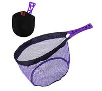 Guadino pieghevole con manico antiscivolo | Rete da pesca per kayak per pesci per laghetto, lago, mare, acqua salata, barca, viaggi, uomini, donne, bambini, pescatori
