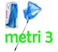 guadino telescopico con manico alluminio maglia fitta mt.3 pesca laghetto retino