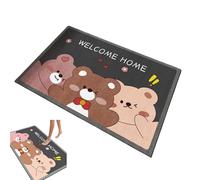 Guador Zerbino Tappeto Ingresso Casa Zerbini di Benvenuto Antiscivolo Zerbino Entrata Simpatico Esterno Assorbente & Anti-sporco Facile da Pulire per Interni ed Esterni Camera da Letto Bagno 40x60cm B