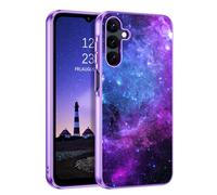GUAGUA Compatibile con Samsung Galaxy A25 5G Custodia da 6,5 pollici, custodia per telefono per Galaxy A25 5G che si illumina al buio Slim Fit antiurto protettiva luminosa spaziale Nebulosa Custodia