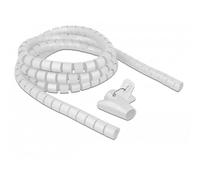 Guaina a spirale per cavi DeLOCK 18839 bianco 2,5 m diametro 1,5 cm