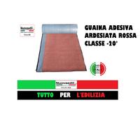 Guaina Adesiva Ardesiata Bituminosa Ardesia ROSSA -20°C TETTO 3,5KGxMQ