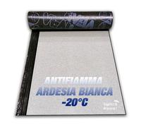 GUAINA ANTIFIAMMA SOTTO FOTOVOLTAICO ARDESIATA BIANCA -20°C ROTOLO 10 MQ