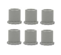 Guaina Antiscivolo in Silicone per Microfono, Set 6 Pezzi Grigio | Protezione Contro Urti e Presa, per Interviste e Conferenze, Adatta a Modelli Dinamici
