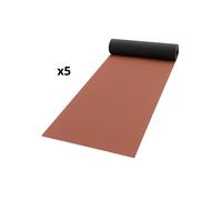 Guaina Ardesiata Rossa CASASCIUTTA Impermeabilizzazione Terrazze 5 Rotoli 1x10 m