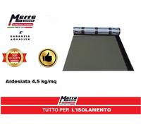 GUAINA BITUMINOSA 4,5 KG MQ ARDESIA 10mt MEMBRANA ARDESIATA TETTO GAZEBO CATRAME