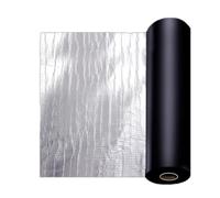 Guaina Bituminosa Ardesiata Autoadesiva, Rotolo Patch di Asfalto per Tetto, Nastro Adesiva Sigillante Impermeabile, Membrana in Alluminio Bituminoso per Riparazioni di Tetti(50x200cm)