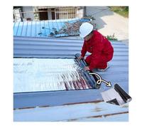 Guaina Bituminosa,rotolo di membrana impermeabilizzante in bitume modificato,Autoadesivo Impermeabile Nastro Sigillante,Forte adesione,Riparazione di crepe(THK1.5mm/W1*L4m)