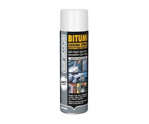 Guaina Bituminosa Spray Saratoga BITUMI impermeabilizzante Bianca Nera 500 ML