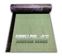GUAINA BITUMINOSA TETTO ARDESIATA 4KG GRIGIA,ROSSA,VERDE -ROTOLO 1X10M = 10 MQ