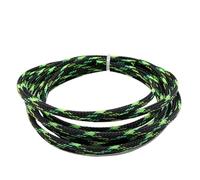 Guaina Cavi Guaina isolante a treccia da 2 m 2/4/6/8/10/12/14/16/20/25/30/40 mm protettiva for cavi ad alta densità, nera e rossa(Black UV GN YL Cross,30mm)