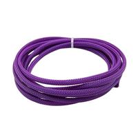 Guaina Cavi Guaina isolante a treccia da 2 m 2/4/6/8/10/12/14/16/20/25/30/40 mm protettiva for cavi ad alta densità, nera e rossa(PURPLE,40mm)