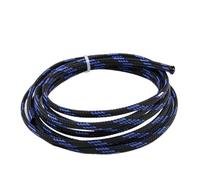 Guaina Cavi Guaina isolante a treccia da 2 m 2/4/6/8/10/12/14/16/20/25/30/40 mm protettiva for cavi ad alta densità, nera e rossa Per la conservazione(Black Blue,10mm)
