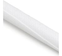 Guaina Cavi Manicotto intrecciato espandibile in PET autochiuso da 1 metro/5 metri Tubo flessibile isolato flessibile con chiusura automatica Avvolgicavo Proteggi cavo Calza tubo(White,19MM_1 METER)
