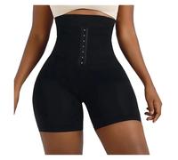 Guaina Contenitiva Donna Controllo della Pancia Ferma da Donna con Gancio for la Vita, modellatore del Corpo, Sollevatore di Glutei, Mutandine Modellanti, Pantaloncini Dimagranti da Donna(Black,XXL)