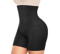 Guaina Contenitiva Donna Intimo Modellante a Vita Alta Pantaloncini Mutande Contenitive Shapewear Dimagrante Figura Formante (Nero, S)