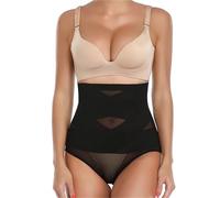 Guaina Contenitiva Donna Pantaloni modellanti a compressione incrociata for addominali, indumento for l'addominoplastica, controllo a vita alta, sollevatore di glutei for donne snelle(Black,L)