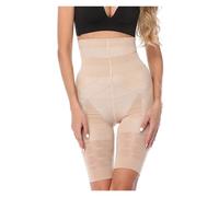 Guaina Contenitiva Donna Pantaloni modellanti for gambe da donna, vita alta, modellanti, modellanti for il corpo da notte, senza ossa, for il controllo della pancia, for snellire le cosce(Beige,M)