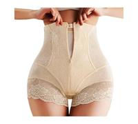 Guaina Contenitiva Donna Slip con chiusura a cerniera con gancio in pizzo a vita alta for il controllo della pancia Mutandine modellanti dimagranti invisibili Mutandine modellanti for donna Pancia Pia