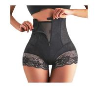 Guaina Contenitiva Donna Slip con chiusura a cerniera con gancio in pizzo a vita alta for il controllo della pancia Mutandine modellanti dimagranti invisibili Mutandine modellanti for donna Pancia Pia