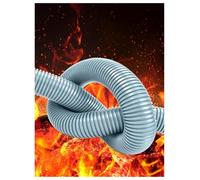 Guaina Corrugata Flessibile in PP/PA per Protezione Cavi, Ø 0.75-5.45cm | Resistente a 145 Pa; Temp. lavoro 30-120°C; Colori multipli; Uso industriale(PP Closed,42.5x36mm/L 50m)