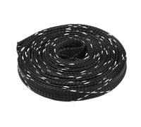 Guaina del cavo Guaina flessibile for cavi intrecciati espandibili in PET, guaina protettiva for cavi, 1 pezz0(Black White,10MM*100M)