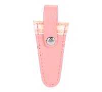 Guaina di forbici da ricamo Hoseonfn, copertura protettiva in pelle PU, per cucito, trapuntatura, strumenti per ricamo, design resistente, vestito sicuro, organizzatore artigianale (Carne rosa)