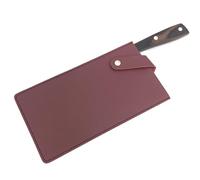 Guaina di Mannaia di Carne in Pelle Pu, Protezioni per Coltelli Impermeabili, Protezioni per Bordo del Coltello Chef Macellaio Durevoli, Coperture per Mannaia