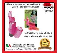 Guaina fallica ditale stimolazione vibrante donna clitoride anale e masturbazion