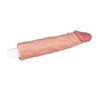 Guaina Fallica Indossabile Dildo Aumento Dimensioni del Pene 18,5 cm Fallo Rosa