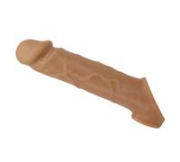 Guaina fallica pene indossabile in silicone realistica morbida sex toys